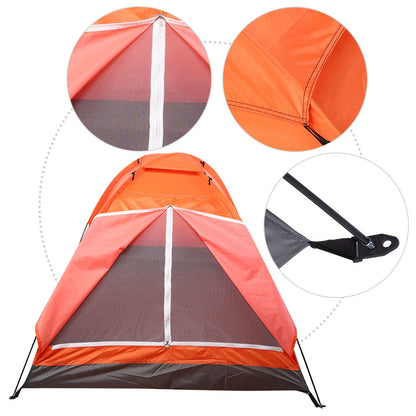 Outdoor Double Person Single Layer Tent for Camping Climbing Fishing Beach