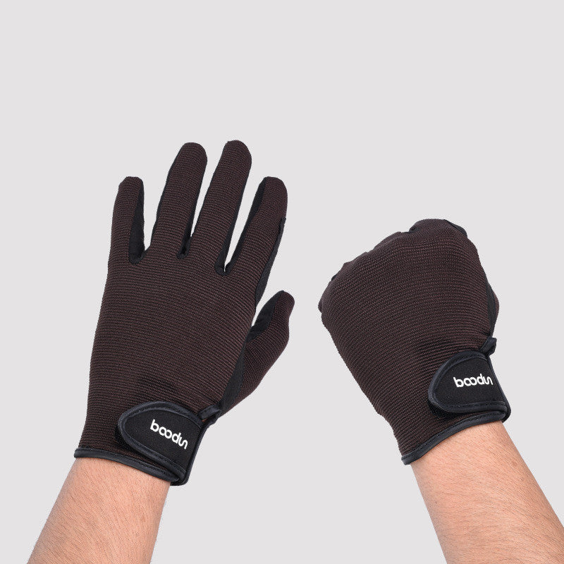 Outdoor Touch Screen Full Finger Equestrian Gloves