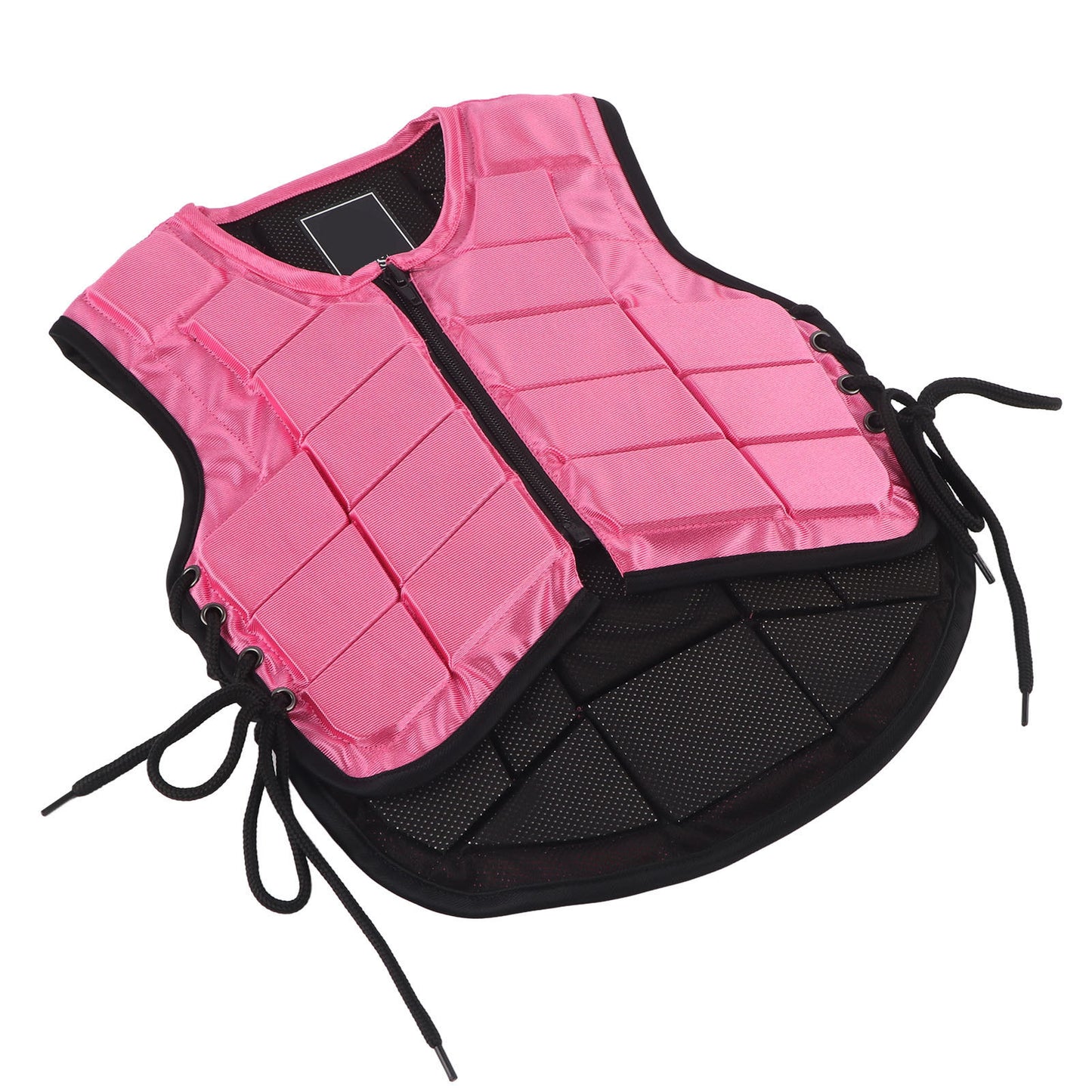 Kids Equestrian Vest Foam Padded Safety Horse Riding Protective Gear Body Protector PinkCS